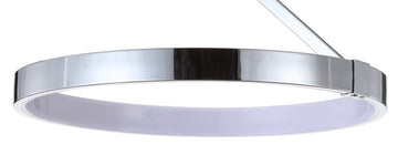 Owen 17.5" Dimmable Integrated LED Metal Semi Flush Mount - JONATHAN Y